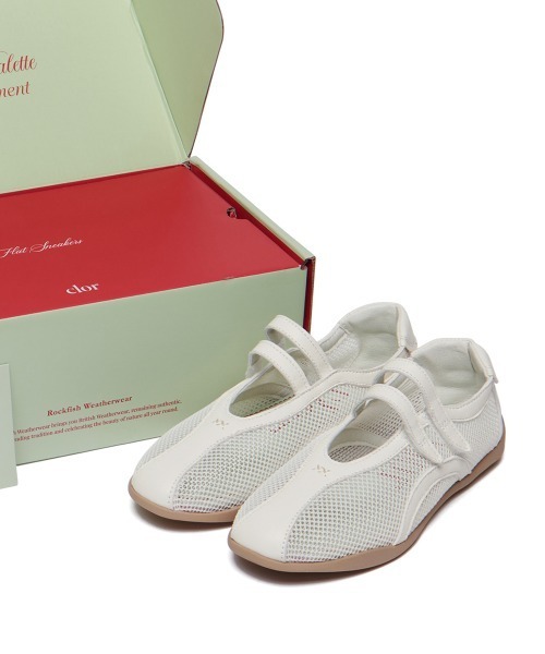 clor（クロル）の「TWIN MESH SNEAKERS（スニーカー・レディース・シルバー系/ブラック/クリーム/シルバー/ベージュ・23.5cm/24.0cm/24.5cm/25.0cm/23.0cm）」の20枚目の写真