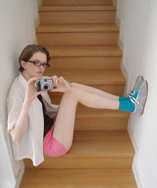 clor（クロル）の「TWIN MESH SNEAKERS（スニーカー・レディース・シルバー系/ブラック/クリーム/シルバー/ベージュ・23.5cm/24.0cm/24.5cm/25.0cm/23.0cm）」の22枚目の写真