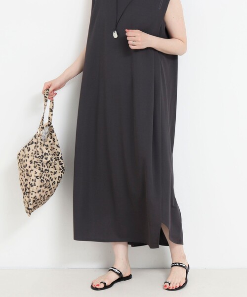 MICO COULIER（ミコクリエ）の「《UVカット》キャラメルピケ多切替ワンピース（ワンピース・レディース・オリーブ/チャコールグレー・38）」の20枚目の写真