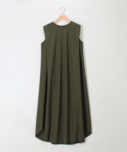 MICO COULIER（ミコクリエ）の「《UVカット》キャラメルピケ多切替ワンピース（ワンピース・レディース・オリーブ/チャコールグレー・38）」の22枚目の写真