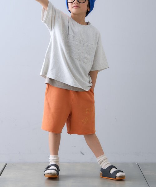 CIAOPANIC TYPY(チャオパニックティピー)の「【KIDS】ピグメント加工スウェットプリントショーツ(その他パンツ・キッズ・オレンジ/グレー/チャコールグレー・SMALL/MEDIUM/LARGE/X-LARGE/XX-LARGE)」の21枚目の写真
