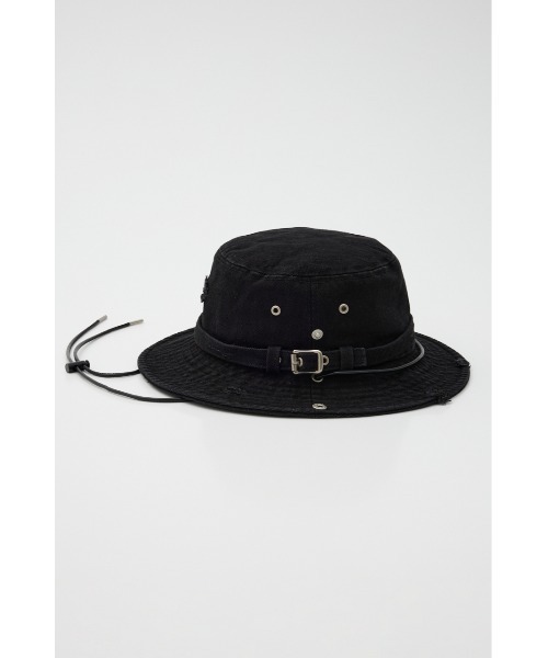 LAGUA GEM（ラグアジェム）の「WASH VINTAGE SAFARI ハット（ハット・レディース・ブラウン/ブラック/カーキ・FREE）」の5枚目の写真