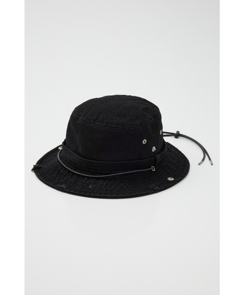 LAGUA GEM（ラグアジェム）の「WASH VINTAGE SAFARI ハット（ハット・レディース・ブラウン/ブラック/カーキ・FREE）」の6枚目の写真