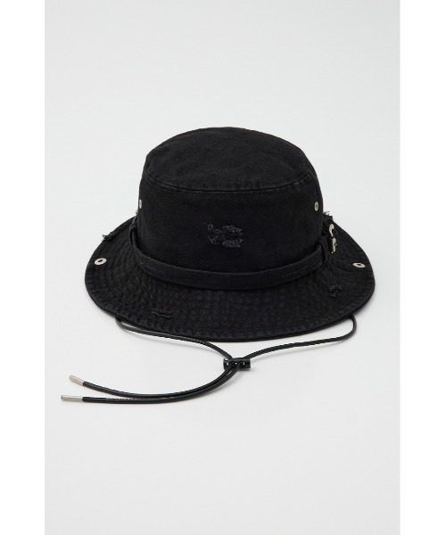 LAGUA GEM（ラグアジェム）の「WASH VINTAGE SAFARI ハット（ハット・レディース・ブラウン/ブラック/カーキ・FREE）」の7枚目の写真