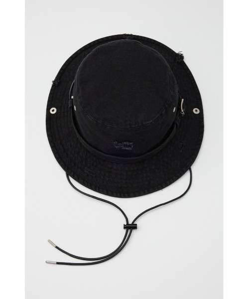 LAGUA GEM（ラグアジェム）の「WASH VINTAGE SAFARI ハット（ハット・レディース・ブラウン/ブラック/カーキ・FREE）」の8枚目の写真