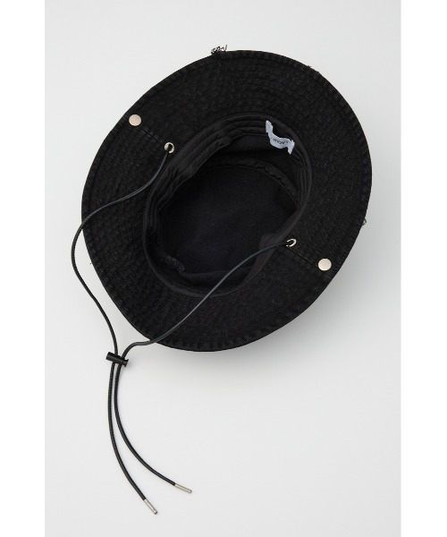 LAGUA GEM（ラグアジェム）の「WASH VINTAGE SAFARI ハット（ハット・レディース・ブラウン/ブラック/カーキ・FREE）」の9枚目の写真