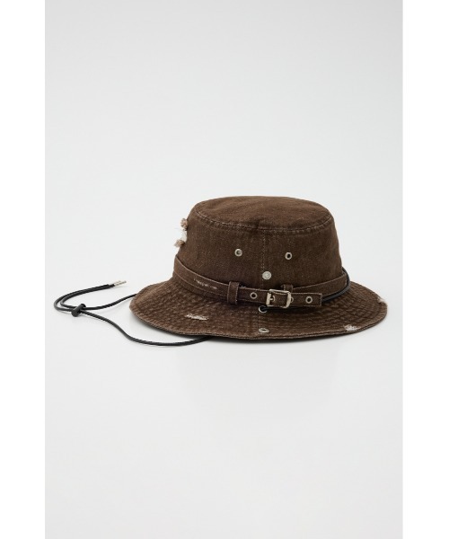 LAGUA GEM（ラグアジェム）の「WASH VINTAGE SAFARI ハット（ハット・レディース・ブラウン/ブラック/カーキ・FREE）」の14枚目の写真