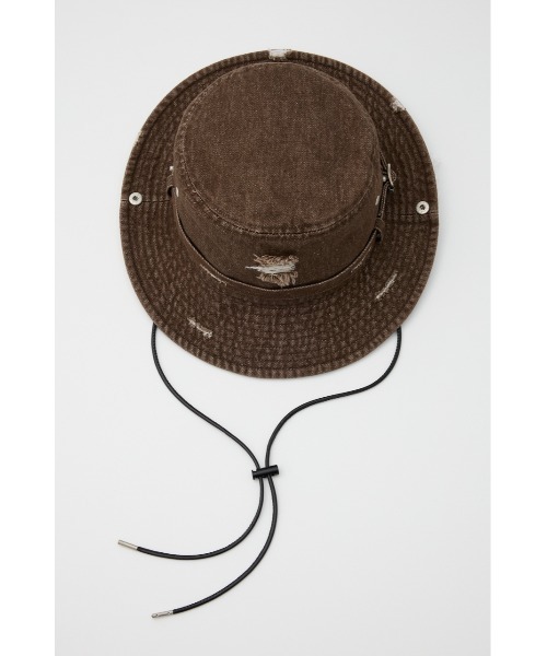 LAGUA GEM（ラグアジェム）の「WASH VINTAGE SAFARI ハット（ハット・レディース・ブラウン/ブラック/カーキ・FREE）」の17枚目の写真