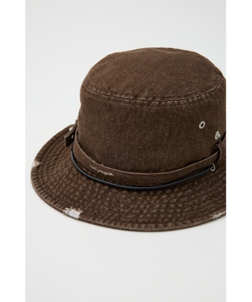 LAGUA GEM（ラグアジェム）の「WASH VINTAGE SAFARI ハット（ハット・レディース・ブラウン/ブラック/カーキ・FREE）」の19枚目の写真