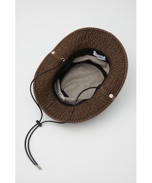 LAGUA GEM（ラグアジェム）の「WASH VINTAGE SAFARI ハット（ハット・レディース・ブラウン/ブラック/カーキ・FREE）」の21枚目の写真