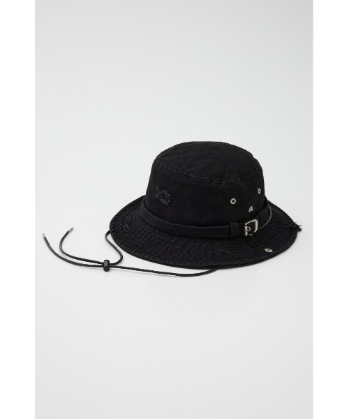 LAGUA GEM（ラグアジェム）の「WASH VINTAGE SAFARI ハット（ハット・レディース・ブラウン/ブラック/カーキ・FREE）」の4枚目の写真