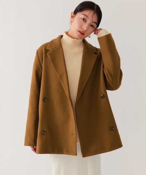 ウール調ダブルジャケット（テーラードジャケット）｜ur's（ユアーズ
