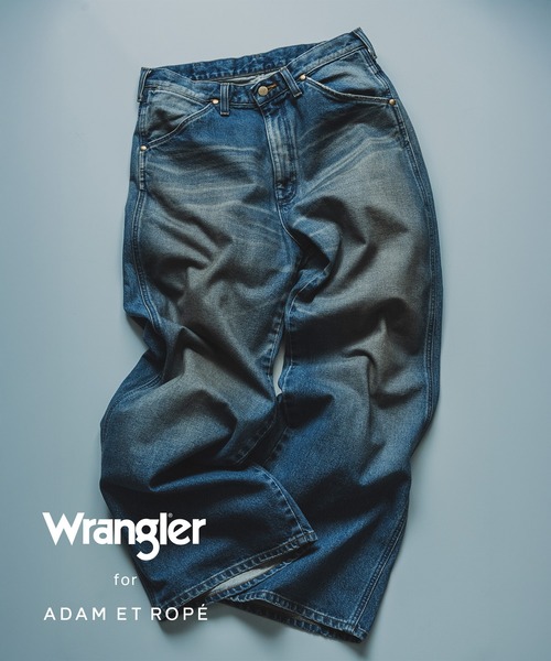 Wrangler（ラングラー）の「《別注》【Wrangler/ラングラー】WIDE FLARE JEAN / UNISEX（デニムパンツ・メンズ・ブラック/ブルー系その他4/ブルー系その他5・25/27/29/31/33/35）」の3枚目の写真