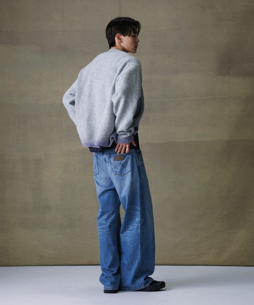 Wrangler（ラングラー）の「《別注》【Wrangler/ラングラー】WIDE FLARE JEAN / UNISEX（デニムパンツ・メンズ・ブラック/ブルー系その他4/ブルー系その他5・25/27/29/31/33/35）」の20枚目の写真
