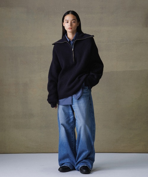 Wrangler（ラングラー）の「《別注》【Wrangler/ラングラー】WIDE FLARE JEAN / UNISEX（デニムパンツ・メンズ・ブラック/ブルー系その他4/ブルー系その他5・25/27/29/31/33/35）」の16枚目の写真