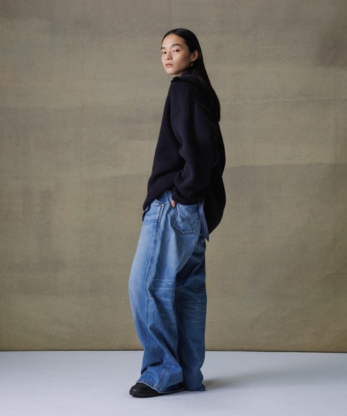 Wrangler（ラングラー）の「《別注》【Wrangler/ラングラー】WIDE FLARE JEAN / UNISEX（デニムパンツ・メンズ・ブラック/ブルー系その他4/ブルー系その他5・25/27/29/31/33/35）」の15枚目の写真
