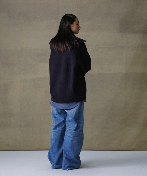 Wrangler（ラングラー）の「《別注》【Wrangler/ラングラー】WIDE FLARE JEAN / UNISEX（デニムパンツ・メンズ・ブラック/ブルー系その他4/ブルー系その他5・25/27/29/31/33/35）」の14枚目の写真