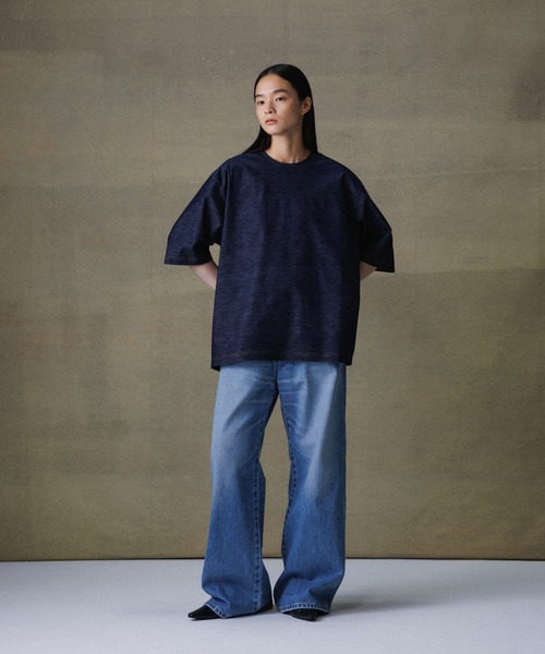 Wrangler（ラングラー）の「《別注》【Wrangler/ラングラー】WIDE FLARE JEAN / UNISEX（デニムパンツ・メンズ・ブラック/ブルー系その他4/ブルー系その他5・25/27/29/31/33/35）」の11枚目の写真