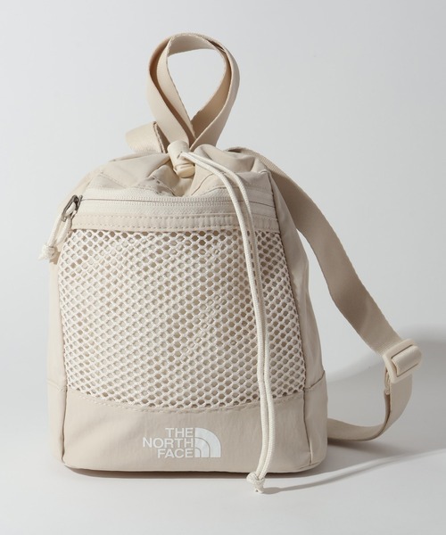 THE NORTH FACE(ザノースフェイス)の「【THE NORTH FACE/ザノースフェイス】 LINDEN MESH BUCKET BAG MINI / リンデン メッシュ バケット バッグ ミニ(ショルダーバッグ・メンズ・ブラック/ピンク/ライム/クリーム・FREE)」の2枚目の写真