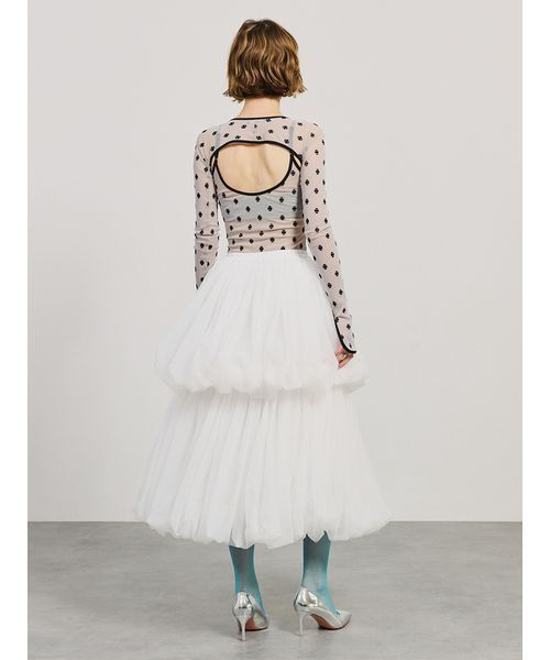 SORIN（ソリン　）の「Jellyfish Tulle skirt/ジェリーフィッシュチュールスカート（スカート・レディース・ホワイト/ブラック/ライトブラウン・38）」の18枚目の写真