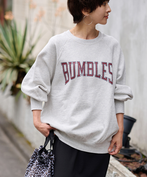JOURNAL STANDARD relume(ジャーナルスタンダード レリューム)の「ヴィンテージロゴスウェット(スウェット・レディース・ネイビー/ブラウン/チャコールグレー・FREE)」の1枚目の写真