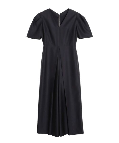 ELENDEEK(エレンディーク)の「センタータックオールインワン(つなぎ/オールインワン・レディース・ベージュ/ブラック・02/01)」の2枚目の写真