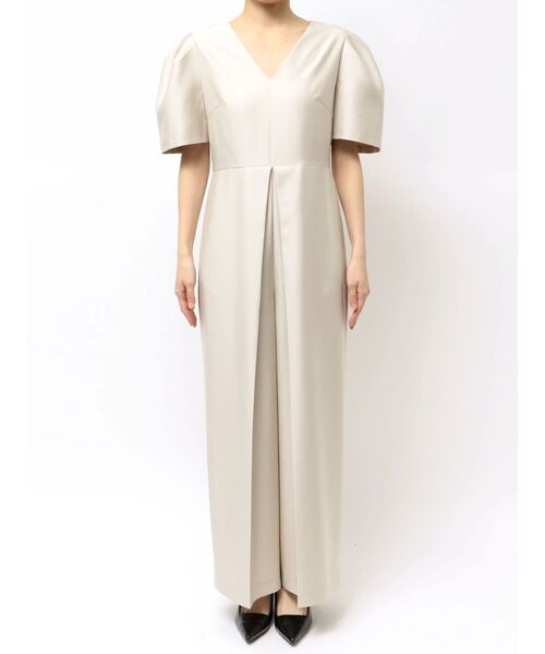 ELENDEEK(エレンディーク)の「センタータックオールインワン(つなぎ/オールインワン・レディース・ベージュ/ブラック・02/01)」の14枚目の写真