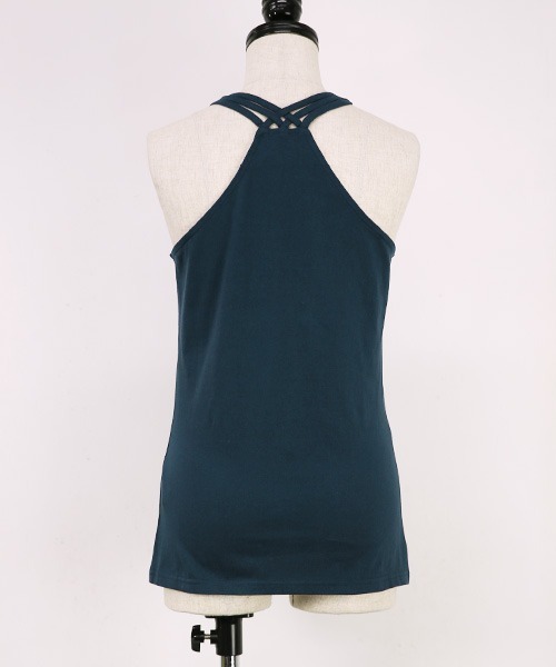 and it_(アンドイット)の「三つ編みストラップコットンキャミソール(キャミソール・レディース・オフホワイト/ネイビー/ブラック/ブルーグリーン/グレー/ピンク/ブラウン系その他・LARGE/MEDIUM/X-LARGE)」の10枚目の写真