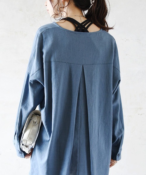 and it_(アンドイット)の「三つ編みストラップコットンキャミソール(キャミソール・レディース・オフホワイト/ネイビー/ブラック/ブルーグリーン/グレー/ピンク/ブラウン系その他・LARGE/MEDIUM/X-LARGE)」の16枚目の写真