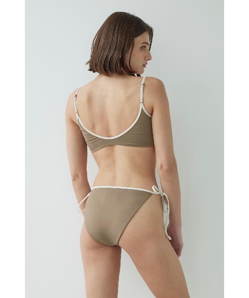 ALEXIA STAM（アリシアスタン）の「Mary Jane /エトレコラボ上下セットビキニ（水着・レディース・ライトブラウン・M/S/L）」の8枚目の写真