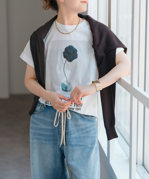 Spick & Span(スピックアンドスパン)の「ART GRAPHIC Tシャツ(Tシャツ/カットソー・レディース・C/D/E/F/A/B・FREE)」の5枚目の写真