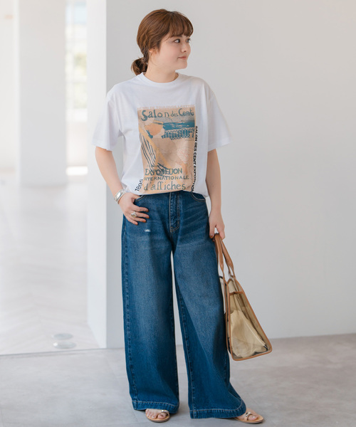 Spick & Span(スピックアンドスパン)の「ART GRAPHIC Tシャツ(Tシャツ/カットソー・レディース・C/D/E/F/A/B・FREE)」の11枚目の写真