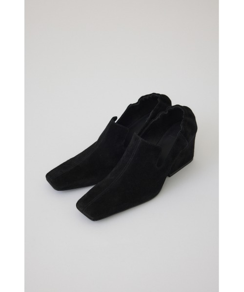 Suede square toe heel スエードスクエアトゥヒール（パンプス）｜RIM