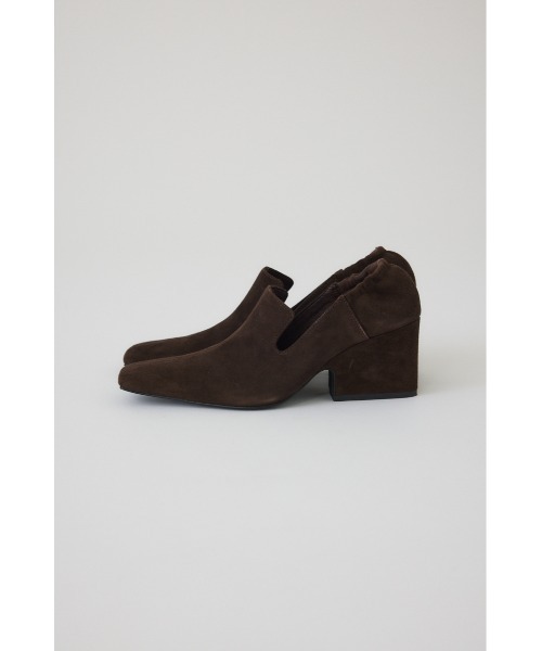 RIM.ARK(リムアーク)の「Suede square toe heel スエードスクエアトゥヒール(パンプス・レディース・ブラック/ブラウン・36/37/38/39)」の10枚目の写真
