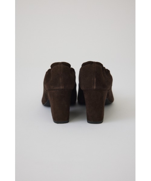 RIM.ARK(リムアーク)の「Suede square toe heel スエードスクエアトゥヒール(パンプス・レディース・ブラック/ブラウン・36/37/38/39)」の11枚目の写真