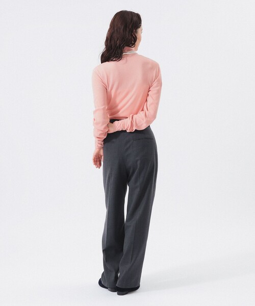 BEAMS BOY（ビームスボーイ）の「【2/5再値下げ】リブタートル ロングスリーブ カットソー（Tシャツ/カットソー・レディース・ブルー系その他/ピンク/ホワイト系その他7/チャコールグレー・ONE SIZE）」の18枚目の写真