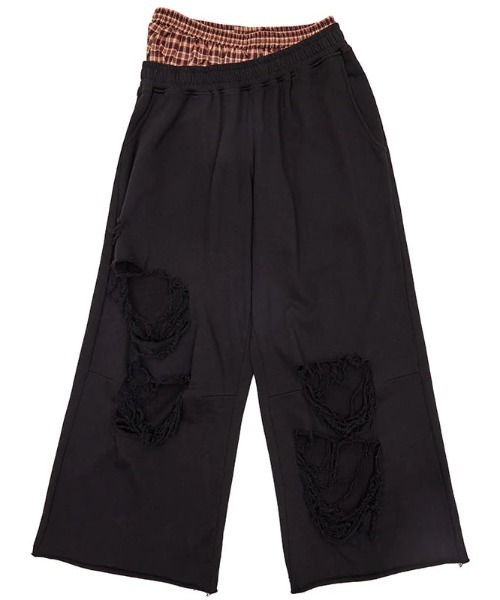 CFIERCE◆TATTEREDスウェットパンツ CFIERCE/フィアス/TATTERED SWEATPANTS（スウェットパンツ