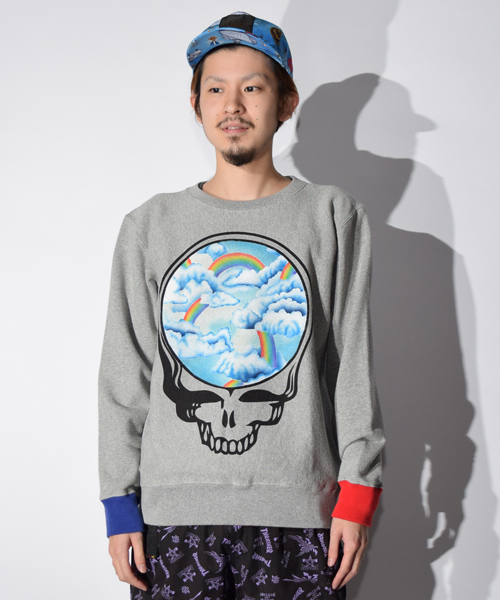 ALDIES(アールディーズ)の「Steal Your Sweat ハンドペイントトレーナー(スウェット・メンズ・ブラック/ホワイト/グレー・MEDIUM/LARGE/SMALL)」の3枚目の写真