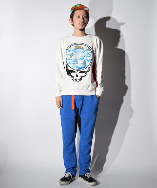 ALDIES(アールディーズ)の「Steal Your Sweat ハンドペイントトレーナー(スウェット・メンズ・ブラック/ホワイト/グレー・MEDIUM/LARGE/SMALL)」の2枚目の写真