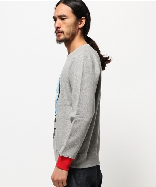 ALDIES(アールディーズ)の「Steal Your Sweat ハンドペイントトレーナー(スウェット・メンズ・ブラック/ホワイト/グレー・MEDIUM/LARGE/SMALL)」の5枚目の写真