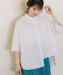異素材ミックス」に該当するシャツ/ブラウスファッション通販