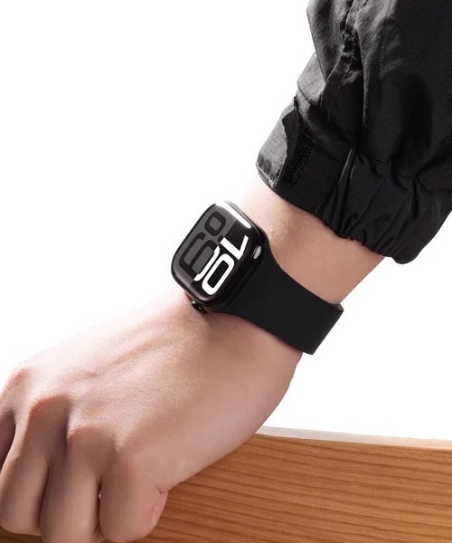 Fun & Daily(ファンアンドデイリー)の「Silicon Color Sports Band(デジタル腕時計・メンズ・オレンジ/グリーン系その他/ベージュ/ブラック・B/A)」の20枚目の写真