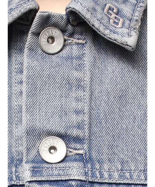 GYDA（ジェイダ）の「ZIP POCKETダメージショートデニムGジャン（デニムジャケット・レディース・ピンク/ブラック/ライトブルー・FREE）」の21枚目の写真