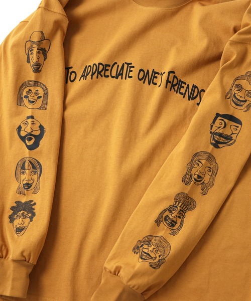 7.4oz friends ビッグロンTEE | ジムマスター（gym master）公式通販