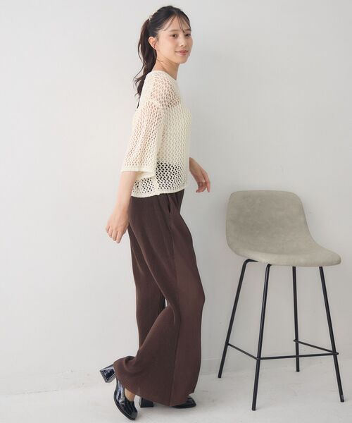 RETRO GIRL(レトロガール)の「フレアラフPT(その他パンツ・レディース・ホワイト系その他/ブラウン/ブラック/ブルー・FREE)」の5枚目の写真