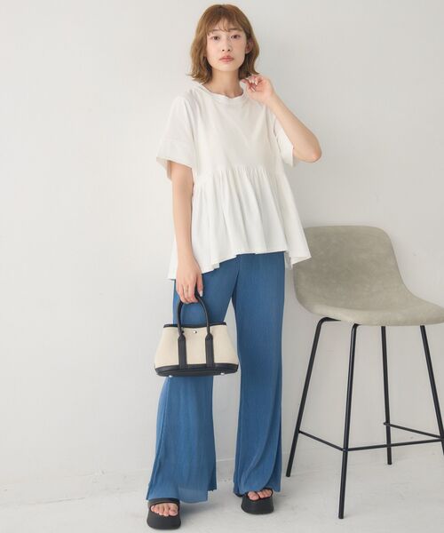 RETRO GIRL(レトロガール)の「フレアラフPT(その他パンツ・レディース・ホワイト系その他/ブラウン/ブラック/ブルー・FREE)」の12枚目の写真