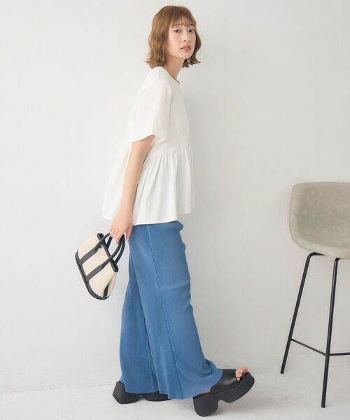 RETRO GIRL(レトロガール)の「フレアラフPT(その他パンツ・レディース・ホワイト系その他/ブラウン/ブラック/ブルー・FREE)」の13枚目の写真