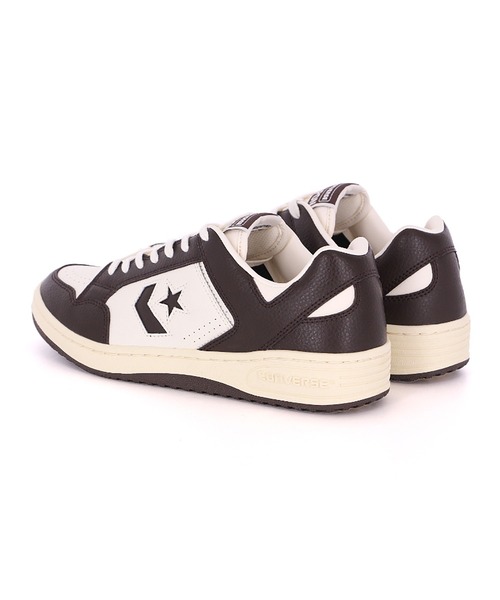 CONVERSE(コンバース)の「【CONVERSE/コンバース】ウエポン SL OX/WEAPON SL OX(スニーカー・メンズ・ホワイト×ブラウン・7inch/6.5inch/6inch/5.5inch/9.5inch/9inch/8.5inch/8inch/7.5inch/5inch)」の2枚目の写真