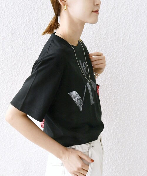 tシャツ 「WEB限定」コットン 天竺 ロゴ プリント TEE レディース WEB限定】コットン 天竺 ロゴ プリント TEE｜ SHIPS 公式サイト