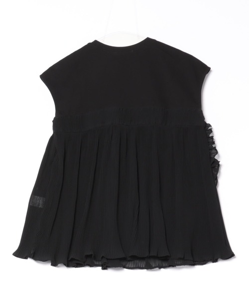 Knuth Marf heart motif tulle tops（Tシャツ/カットソー